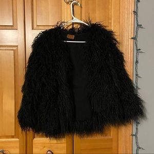 POL Faux Fur Black Jacket